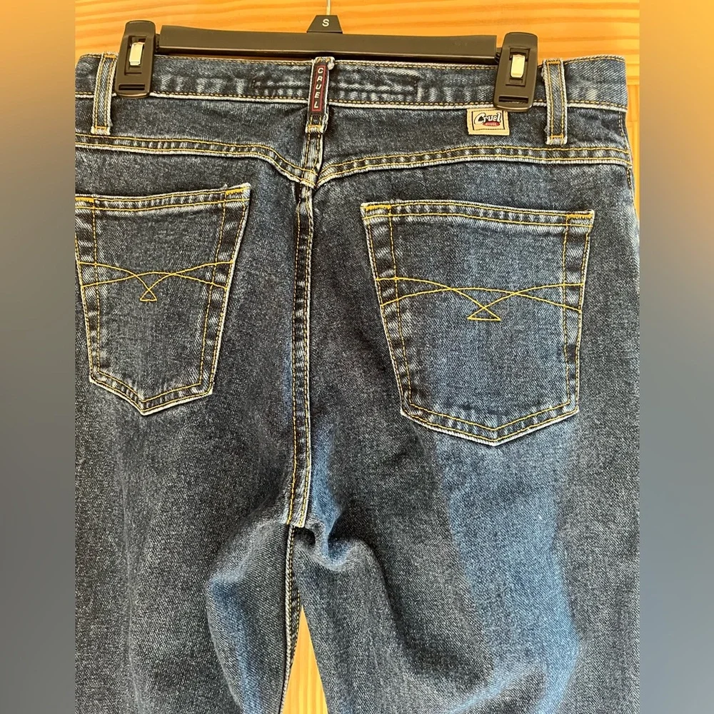 Cruel Jeans Low Rise Slim Size 9 Xtra Long - Picture 3 of 7